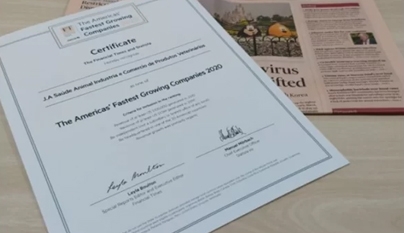 JA Saúde Animal é destaque em ranking do Financial Times.